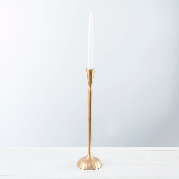 Gold Metal Taper Candle Holder, 18 in. Kirklands Home