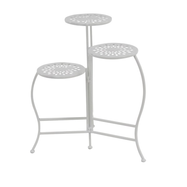 White Metal 3Tier Plant Stand Kirklands Home