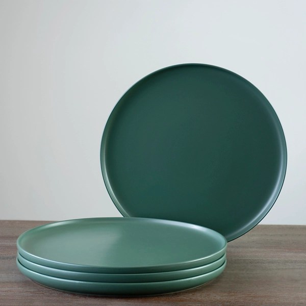 Matte Forest Green Dinner Plates, Set of 4 Kirklands Home