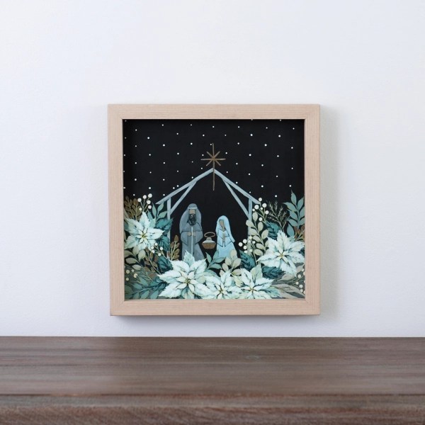 Floral Holy Family Christmas Wall Art Kirklands Home