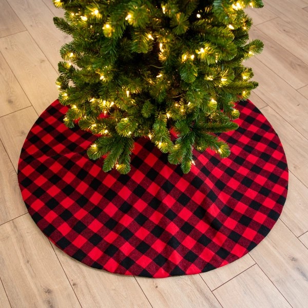 Red Buffalo Check Christmas Tree Skirt Kirklands Home