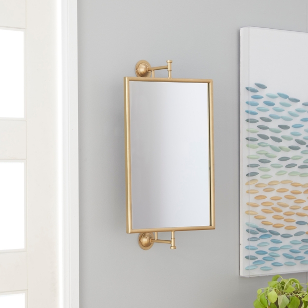 Metallic Gold Metal Frame Wall Mirror Kirklands Home