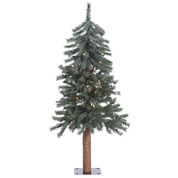 3 ft. White PreLit Natural Alpine Christmas Tree Kirklands Home
