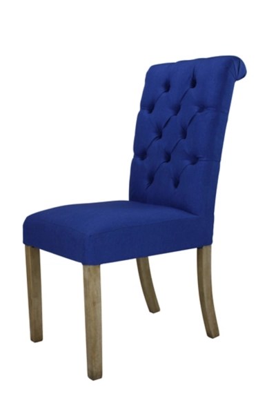Blue Tufted Weathered Dining Chairs, Set of 2 Kirklands Home