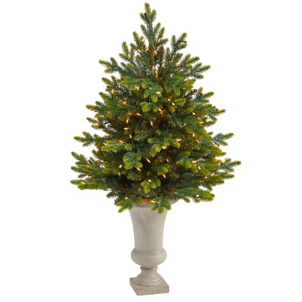 3.7 ft. Lit Carolina Fir Christmas Tree in Urn Kirklands Home