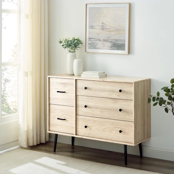 Eden Light Birch Tapered Legs Dresser Kirklands Home