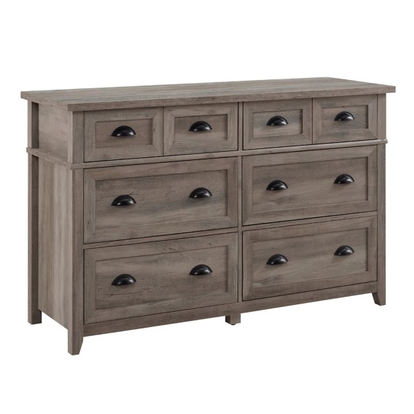 Graywash Wood Cup Handle Dresser Kirklands Home