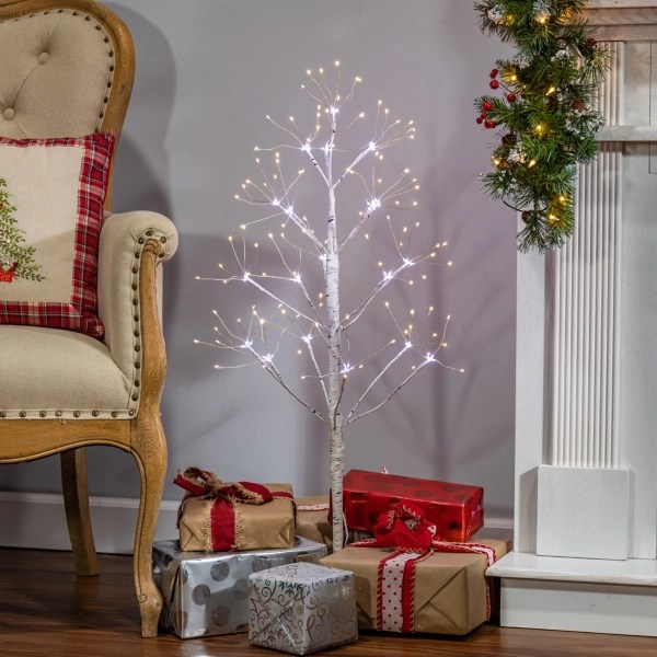 3 ft. PreLit White Birch Christmas Tree Kirklands Home