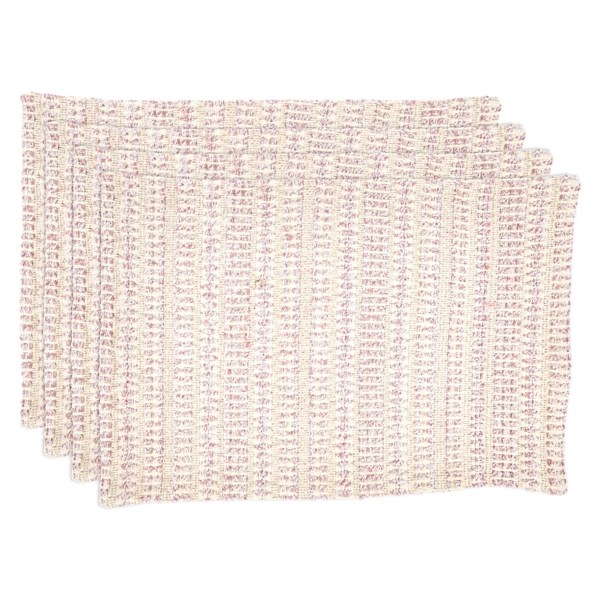 Pink Lines Woven Placemats, Set of 4 Kirklands Home