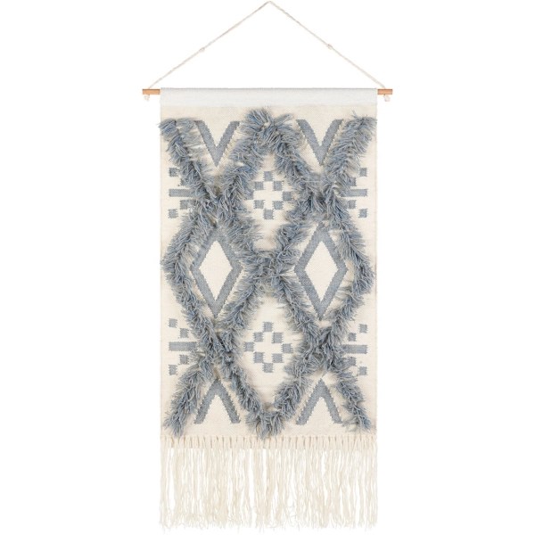 Blue Fringe Macrame Tassel Wall Hanging Kirklands Home