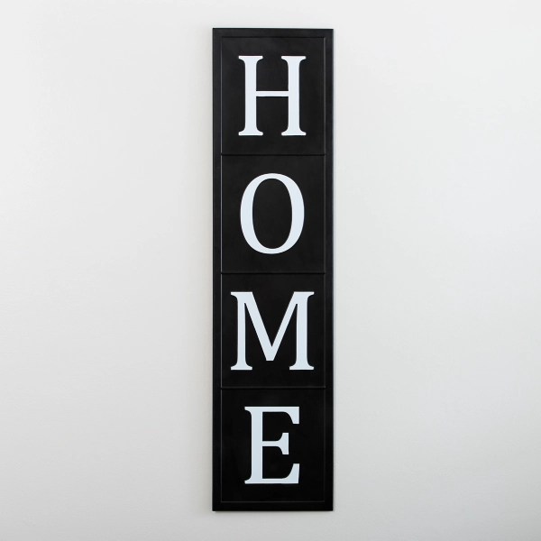 Home Black Metal Vertical Wall Plaque Kirklands Home