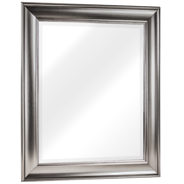 Cormac Metallic Silver Wall Mirror Kirklands Home