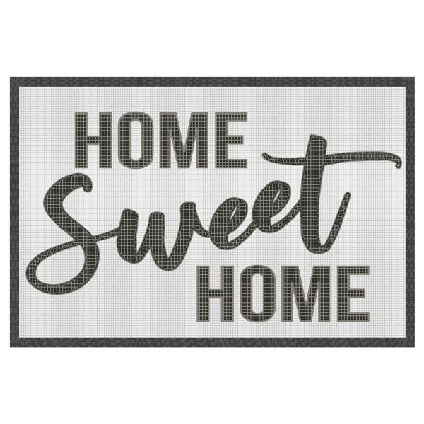 Black and White Home Sweet Home Floor Mat, 24x36 Kirklands Home