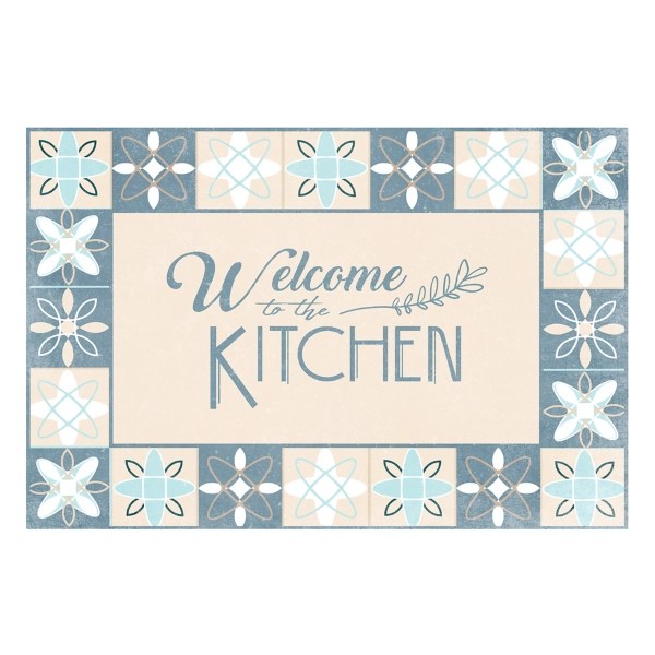 Blue To The Kitchen Floor Mat, 24x36 Kirklands Home
