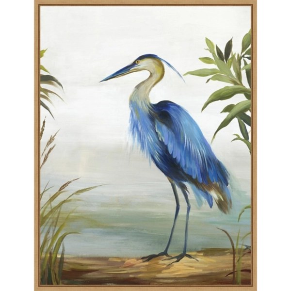 Blue Heron Framed Canvas Art Print Kirklands Home