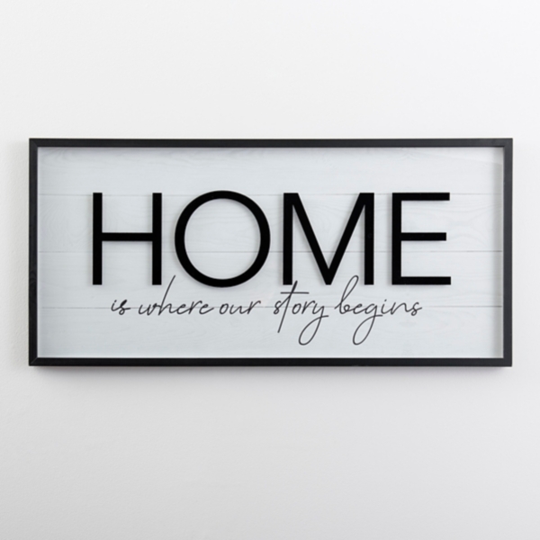 Home is Where Our Story Begins Wall Plaque Kirklands Home