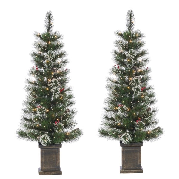 PreLit Loveland Spruce Christmas Trees, Set of 2 Kirklands Home
