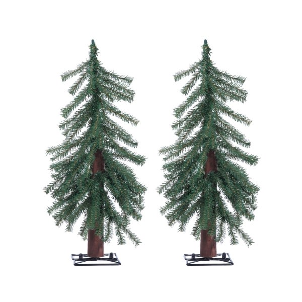 2 ft. Natural Alpine Christmas Trees, Set of 2 Kirklands Home