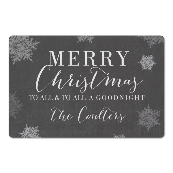Personalized Merry Christmas To All Kitchen Mat Kirklands Home