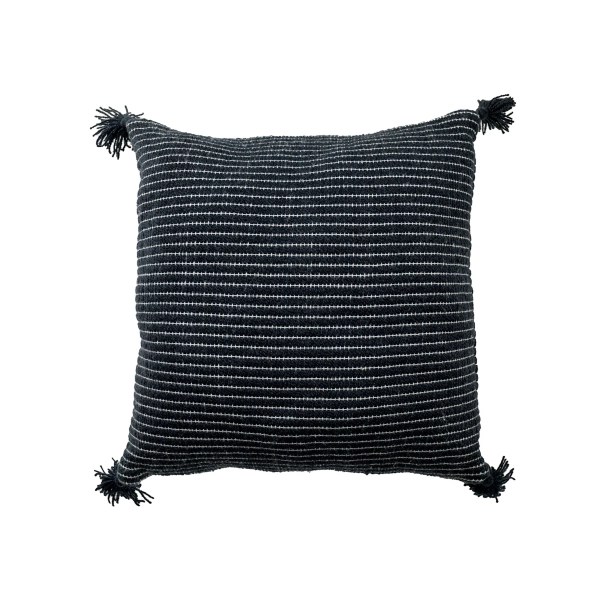 Black Woven Tassels Outdoor Pillow Kirklands Home