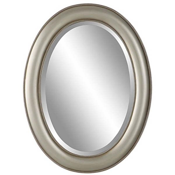 Metallic Silver Oval Beveled Frame Mirror Kirklands Home