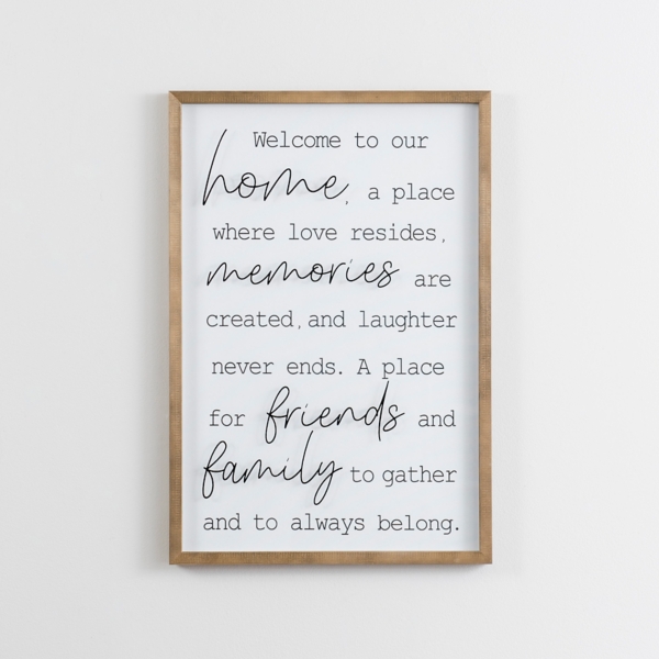 Home Definition Framed Wall Plaque Kirklands Home