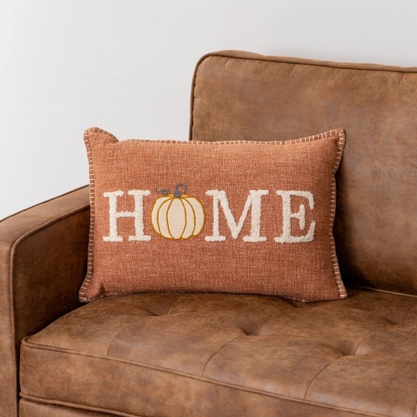 Orange Home Lumbar Pillow Kirklands Home