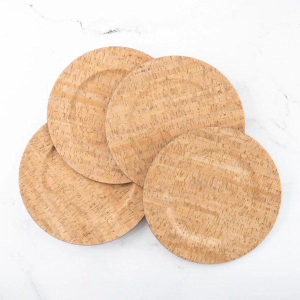 Natural Cork Chargers, Set of 4 Kirklands Home