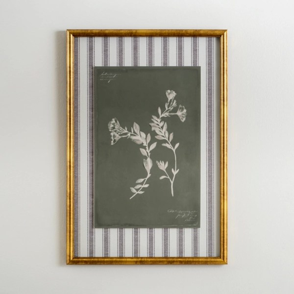 Botanical Stripes I Framed Art Print Kirklands Home