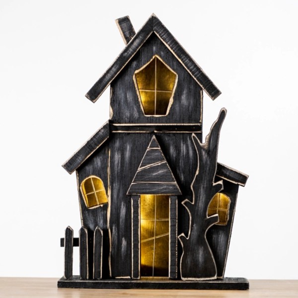 Wooden LED Haunted House Kirklands Home