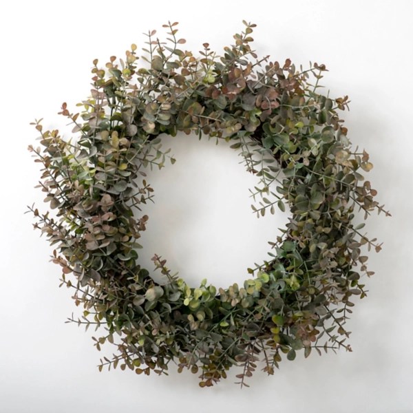 Frosted Spiral Eucalyptus Wreath Kirklands Home
