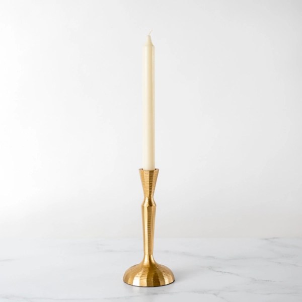 Kirklands Gold Slim Taper Candle Holder Hamilton Place