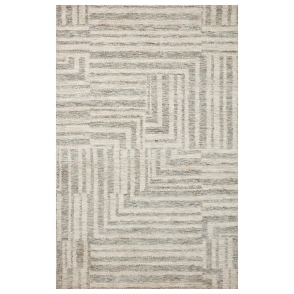 Justina Blakely x Loloi Silver Maze Runner, 2x7 Kirklands Home