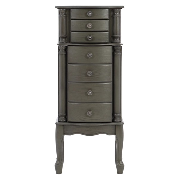 Dark Gray Wood Flip Top Armoire Kirklands Home