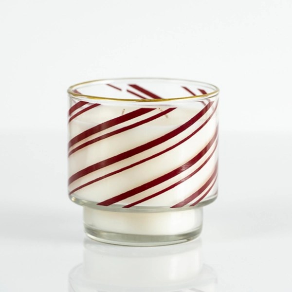 Vanilla Spice Red Stripe Jar Candle Kirklands Home