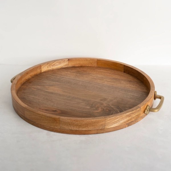 Sabrina Mango Wood Serving Tray Kirklands Home