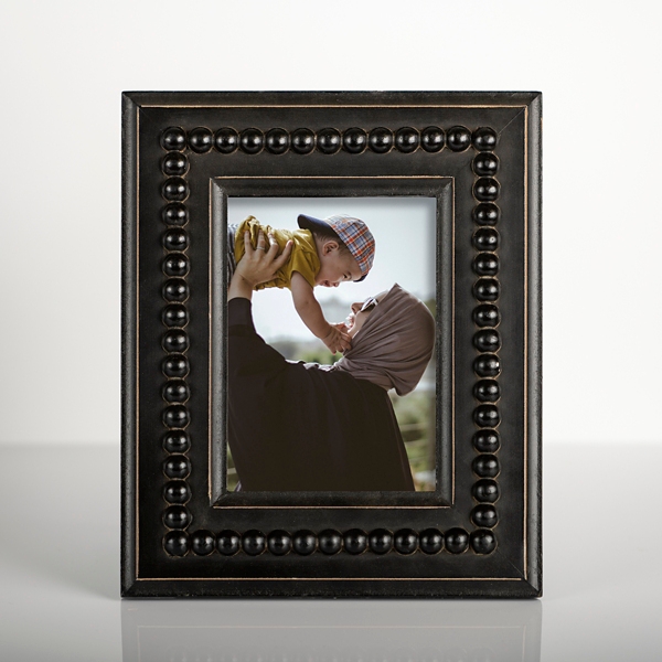 Black Beaded Wood Picture Frame, 5x7 Kirklands Home