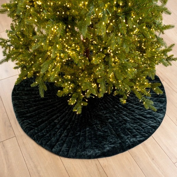 Green Ribbed Velvet Tree Skirt Kirklands Home