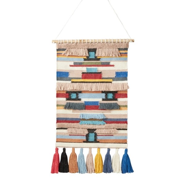 Multicolor Macrame Tasseled Wall Hanging Kirklands Home