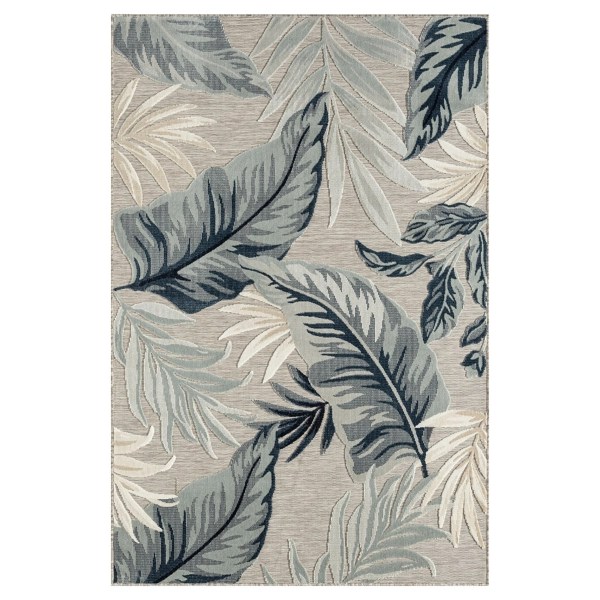 Ferns and Palms Indoor/Outdoor Area Rug, 7x9 Kirklands Home