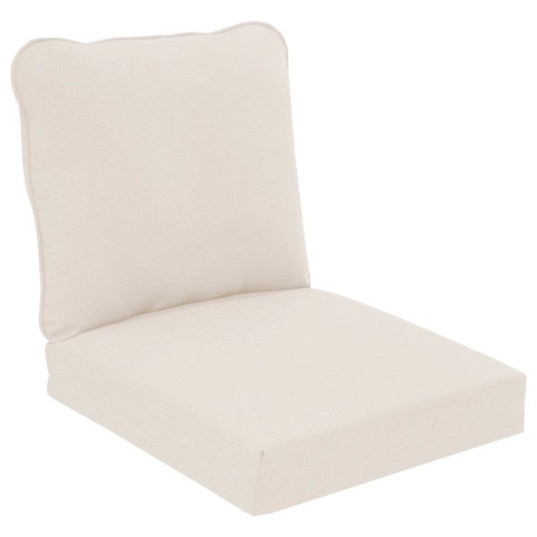 Vanilla Cream Outdoor Deep Seat Cushion, 24x24 Kirklands Home