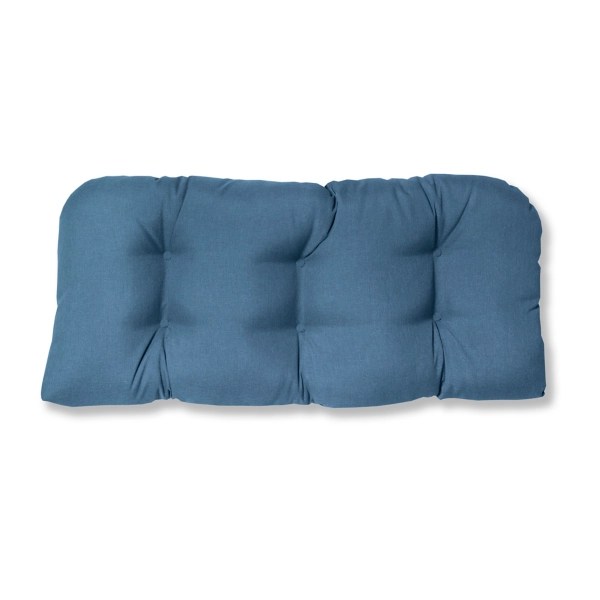 Coastal Blue Outdoor Tufted Sette Cushion Kirklands Home