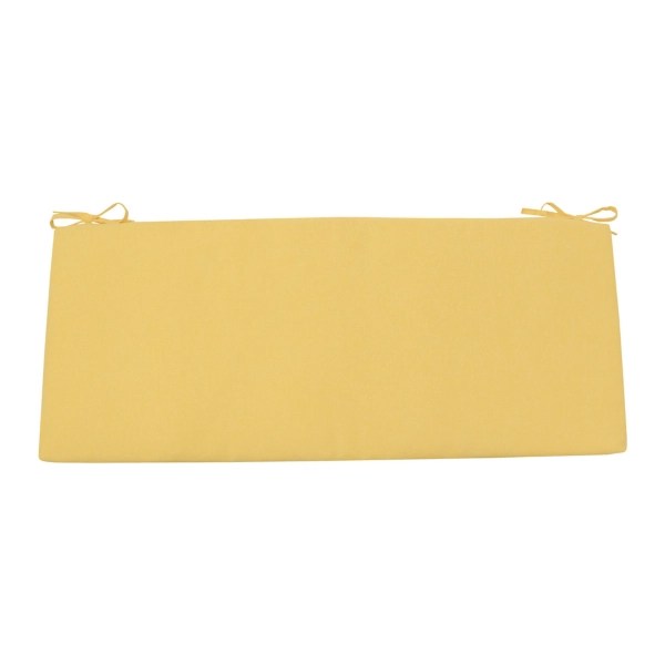 Sunny Yellow Outdoor Bench Cushion, 41x17 Kirklands Home