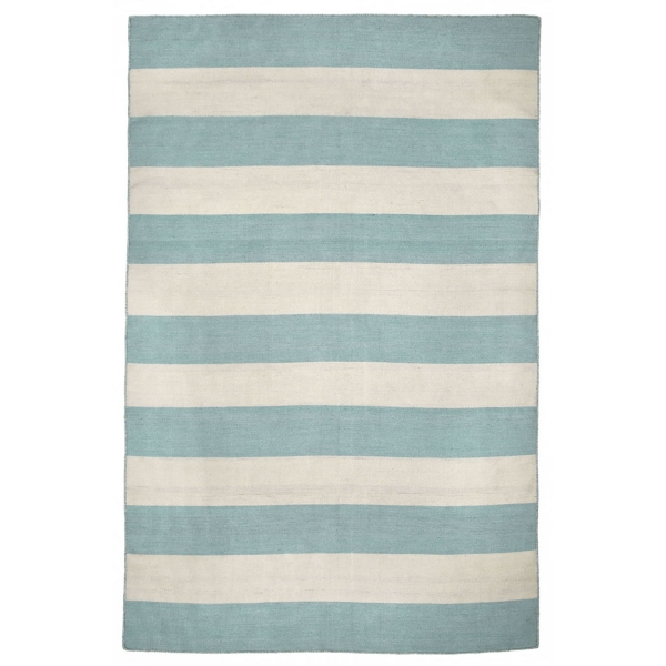 Blue Cabana Stripe Indoor/Outdoor Area Rug, 3x5 Kirklands Home