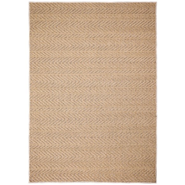 Camel Reverse Arrows Outdoor Area Rug, 5x7 Kirklands Home
