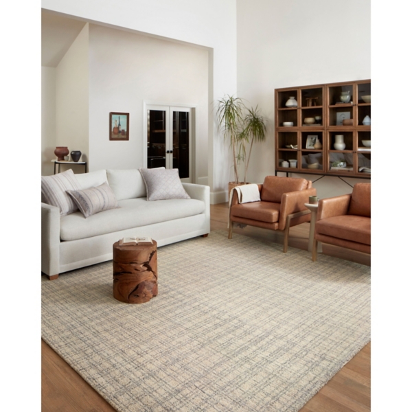 Chris Loves Julia x Loloi Polly Tan Grid Rug, 2x3 Kirklands Home