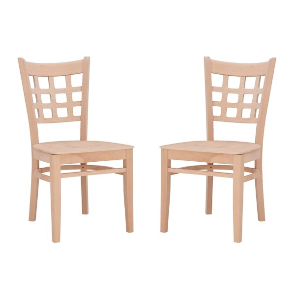 Natural Wood Curved Back Dining Chairs, Set of 2 Kirklands Home