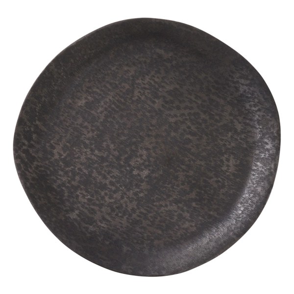 Brushed Charcoal Metal Charger Plates, Set of 4 Kirklands Home