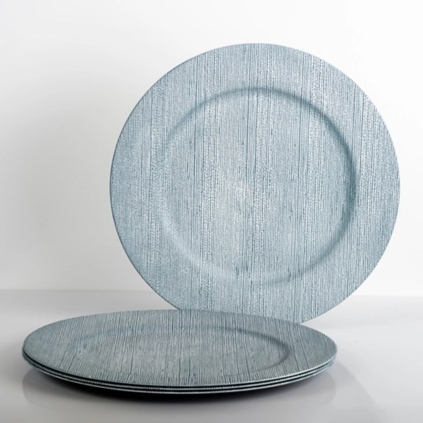Blue Mae Charger Plates, Set of 4 Kirklands Home
