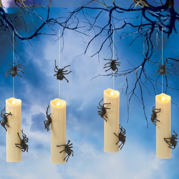 Hanging LED Spider Candles, Set of 4 Kirklands Home